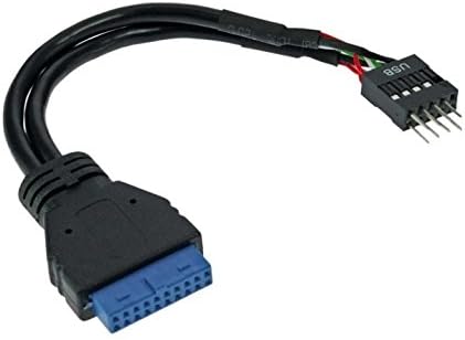 InLine 33446I USB 3.0 zu 2.0 Adapterkabel intern, USB 3.0 auf USB 2.0 Pfostenanschluss, 0,15m